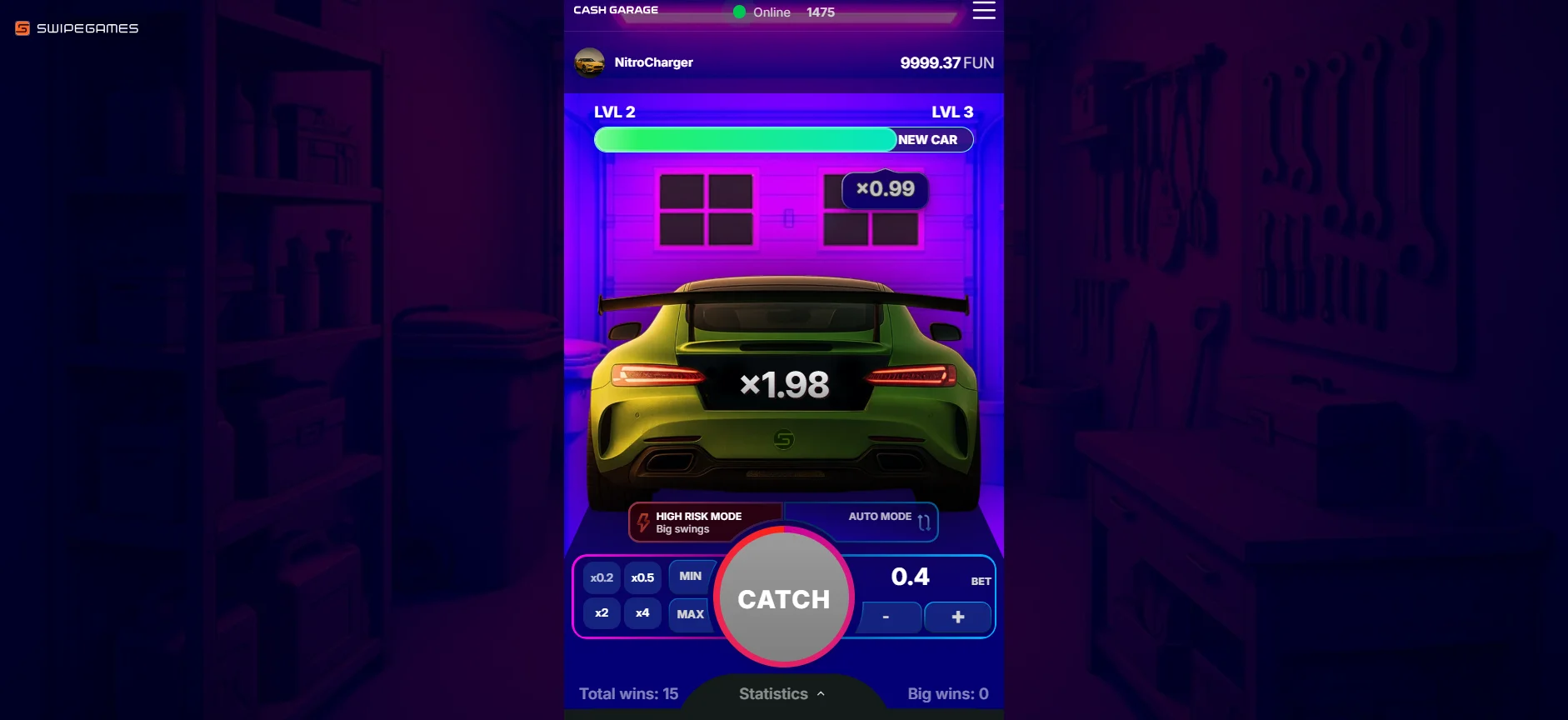 Cash Garage Demo