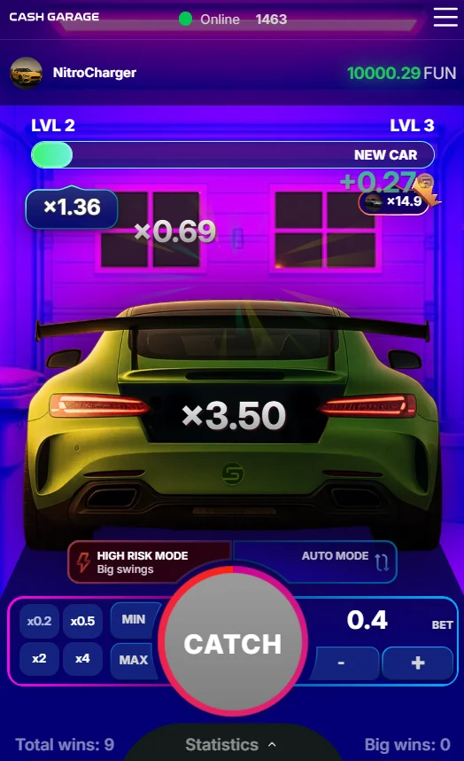 Cash Garage online