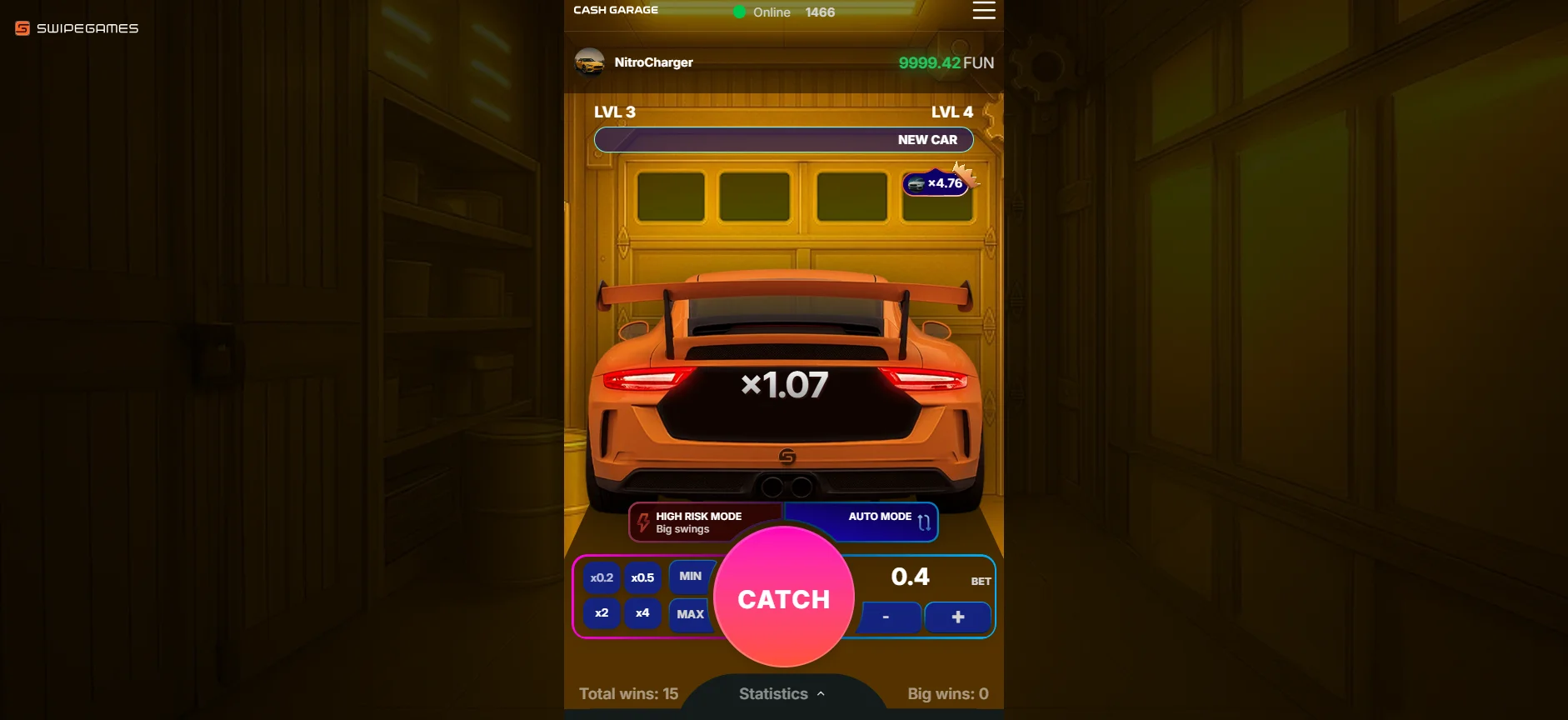 Cash Garage Spiel